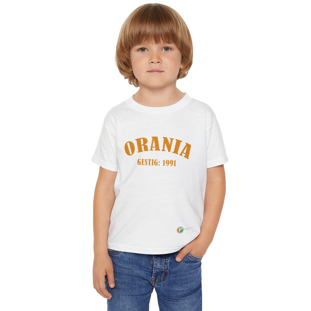 Orania 1991 Toddler T-Shirt — "Hou Die Blink Kant Bo" Orania Heritage Tee