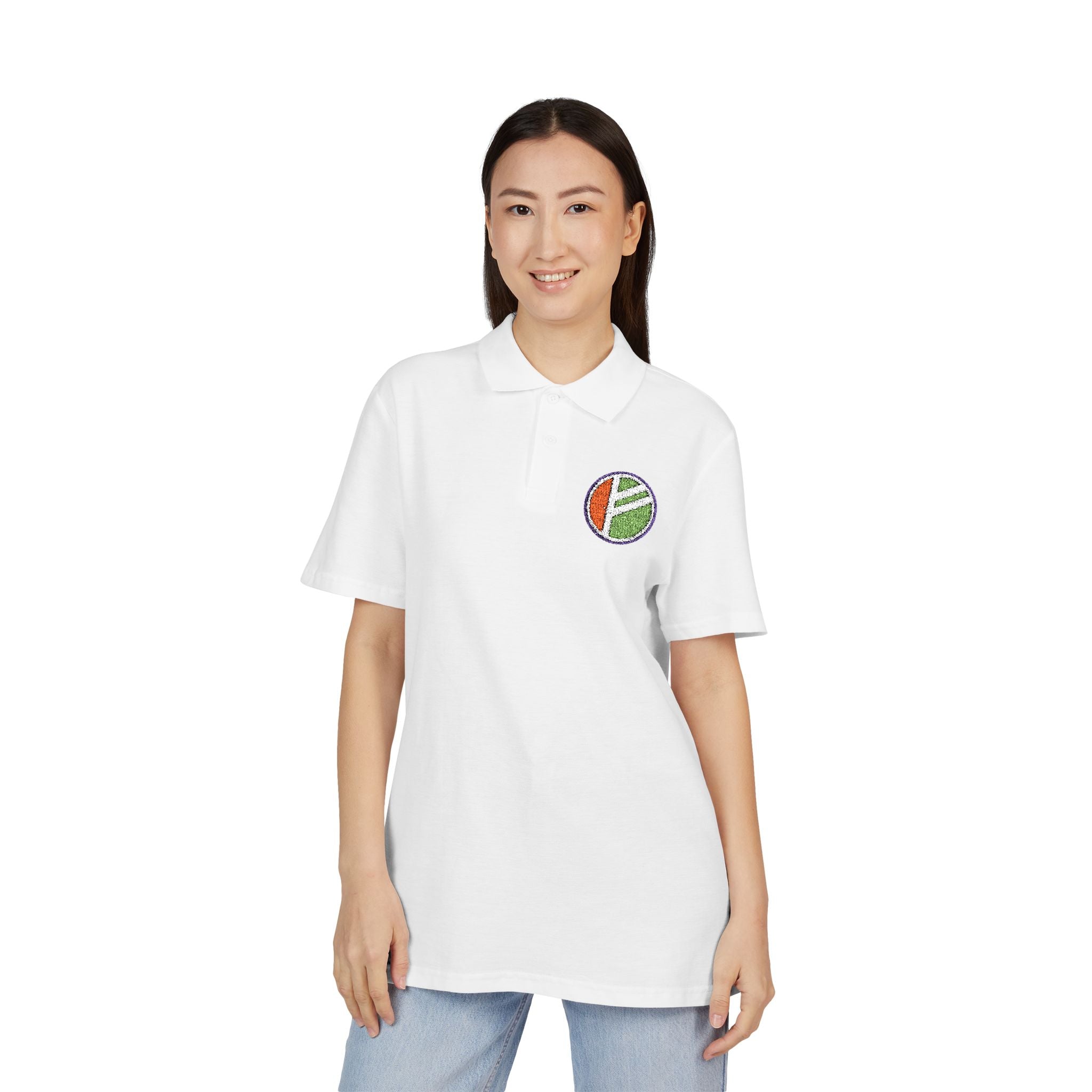 OranEkon Embroidered Slice Polo Shirt